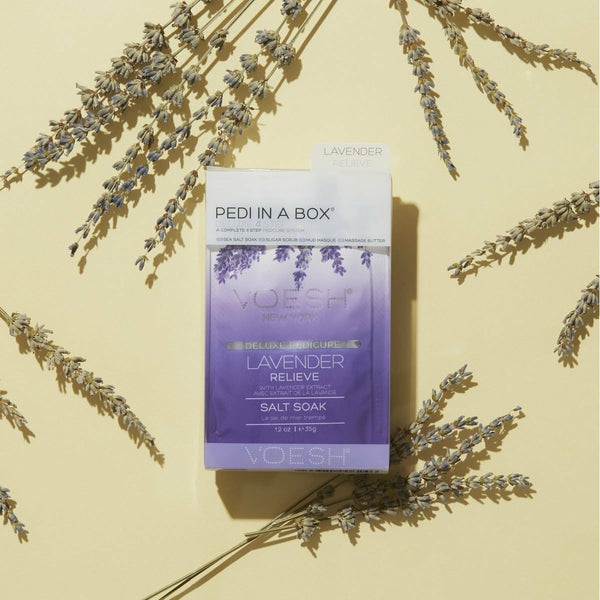 Voesh 4 Step Pedi Kit - Lavender Relieve