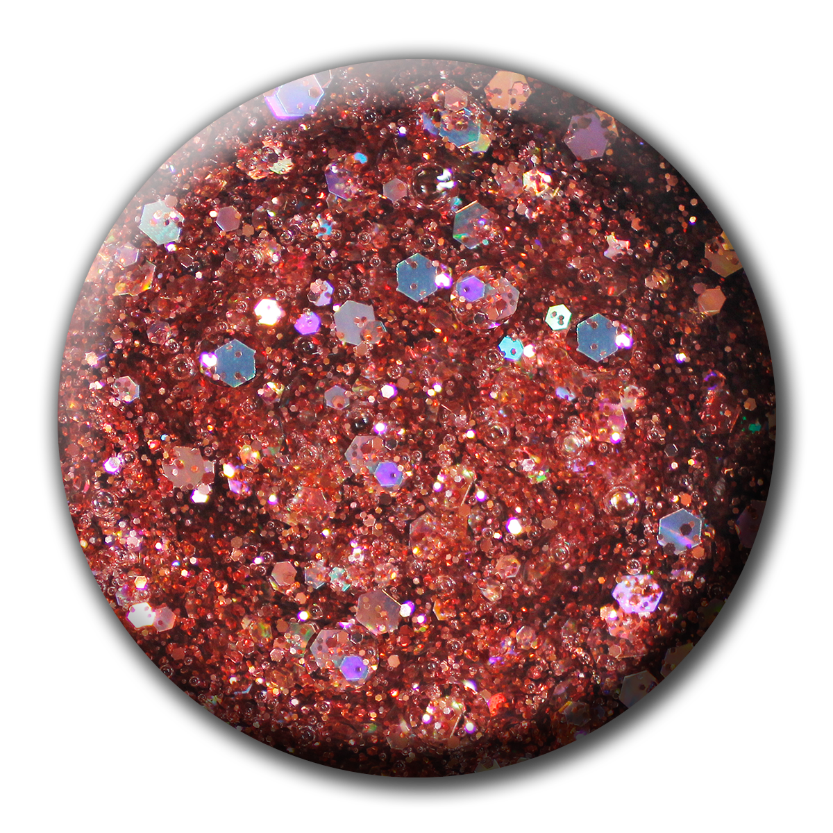 Light Elegance - P+ You Bring The Wine Glitter Polish (15ml)
